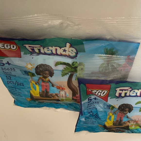 LEGO FRIENDS Legos 30635 Beach Cleanup with Otter 52 pcs Building Toy 2 Sets New - Picture 8 of 9